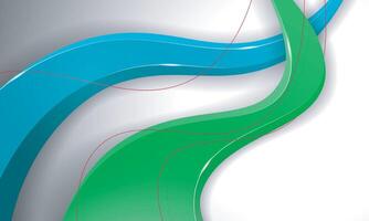 Uzbekistan independence day background design with 3d shape of green and blue design. Good template for independence day or national day design vector