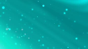 green abstract light leak blur background with flying particle light bokeh gradient background video