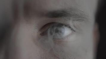 A CloseUp View of an Introspective and Thoughtful Eye video