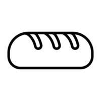 Simple Bread icon. The icon can be used for websites, print templates, presentation templates, illustrations, etc vector