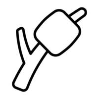 Simple Marshmallow icon. The icon can be used for websites, print templates, presentation templates, illustrations, etc vector
