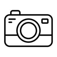 Simple Camera icon. The icon can be used for websites, print templates, presentation templates, illustrations, etc vector
