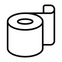 Simple Toilet Paper icon. The icon can be used for websites, print templates, presentation templates, illustrations, etc vector