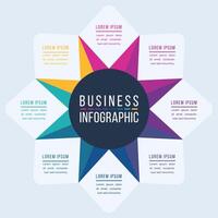 8 Options Infographic design 8 Steps, objects, elements or options business information template vector