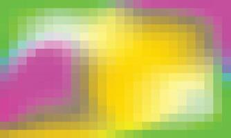 Abstract and colorful pixel background design vector