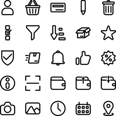 Apps mobile icon pack