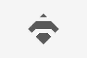 Minimalist abstract diamond.eps vector