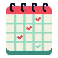 Timeline Time and Date icon illustration vector