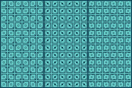 creativo modelo de rectángulo forma con sencillo adornos con vistoso monocromo estilo vector