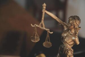 Lawyer, legal advisor, businessman brainstorming information on agreement details Business contracts in legal processing books for accuracy in contract documents. joint financial investment. photo