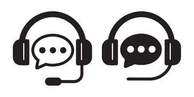 Customer Service and Support Icons Set vector