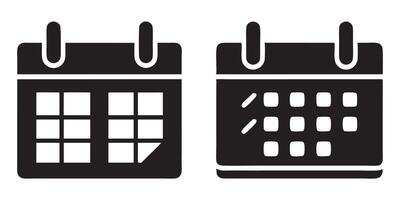 Calendar and Scheduling Icons Set vector