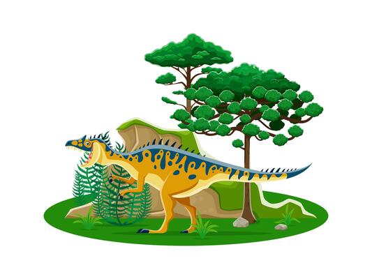 Neovenator Prehistoric dinosaur animal character