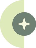 Simple decorative minimalist aesthetic element vector