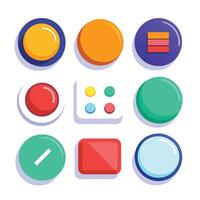 Web Button Assortment for Your Site vector