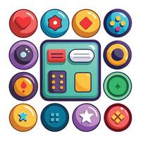 Web Button Assortment for Your Site vector