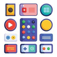 Stylish Web Buttons for Your Site vector