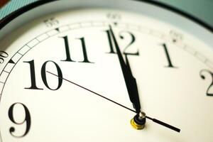 Close up image of clock dial photo