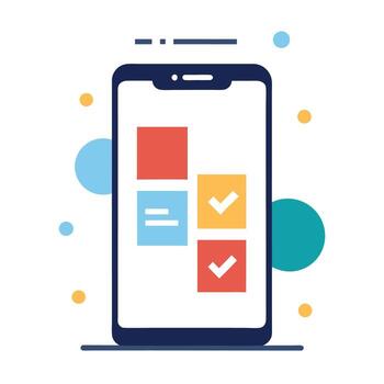 Checkmark Graphic for UI Elements vector