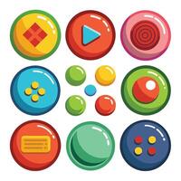 Curated Web Buttons for Your Site vector