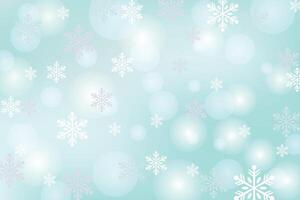 Winter gentle background. Christmas background with snowflakes. New Year background with lights and snowflakes. vector