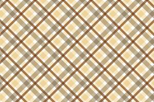 simple abstract cream brown color daigonal plaid check line pattern seamless pattern of squares with a brown background vector