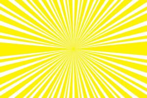 simple abstract yellow color creative geometric sunbrust line pattern vector