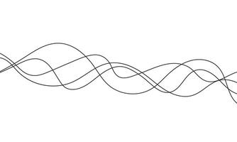 simple abstract black color scattered rendom chaotic line pattern vector