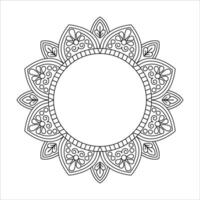Rippled halftone pattern abstract for Coloring book page vector