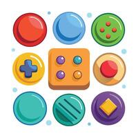 Custom Button Collection for Websites vector