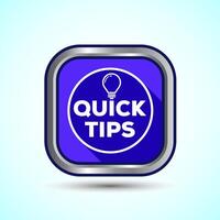 Tips Icon Button Design Illustration Tips And Tricks Icon9 vector