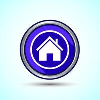 Home Icon Button Design Illustration2 vector