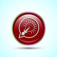 Tips Icon Button Design Illustration Tips And Tricks Icon6 vector