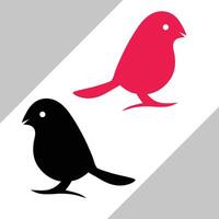 small birds template design vector