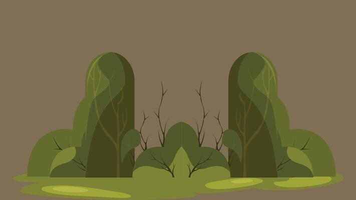 Picnic outdoor garden graphic background illustration