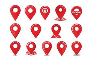 Destination concept. International travel journey. Red pointer with grey world map inside. vector