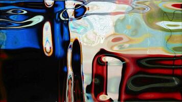 Grungy Neon Abstract Art with Swirling Distorted Textures video