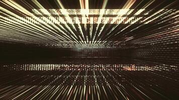 Abstract Digital Maze with Dynamic Data Flow in a Futuristic Network video