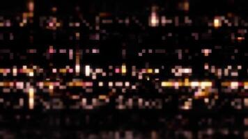 Digital Glitch. Corrupted Data Stream with Distorted Text and Symbols video