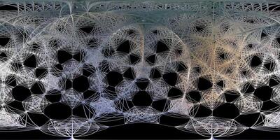 360 VR Future Shapes virtual reality inside a Plexus. video