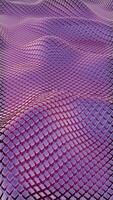Mesh Waves Undulating Grid Patterns in Soft Purple video