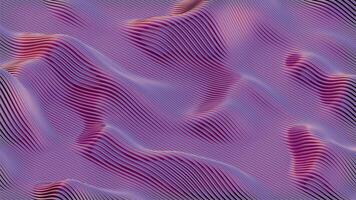 Waves of dynamic waveforms with effects, creating a visually rhythmic and harmonious composition video