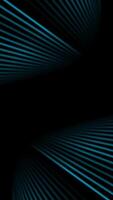 Blue abstract futuristic tech smooth lines sparkling on black background video