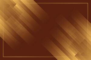 Abstract design with geometric shapes, trendy orange gradient background vector