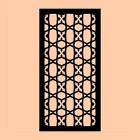 A set of panels for interior decoration, laser cutting, plotter cutting and screen printing vector