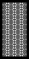 geometric pattern design for cnc cutting, background, panel, and decoration vector