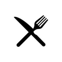 fork and knife icon, fork icon, knife icon simple design vector