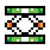 Springboard Game Pixel vector
