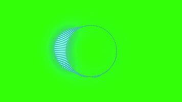 glowing neon, audio spectrum with alpha effect on green screen video