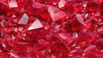 red ruby gemstone background. photo